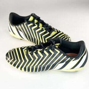 Adidas Predito FxG J Soccer Shoes Black Yellow Kids Youth 5.5 / Women 6.5